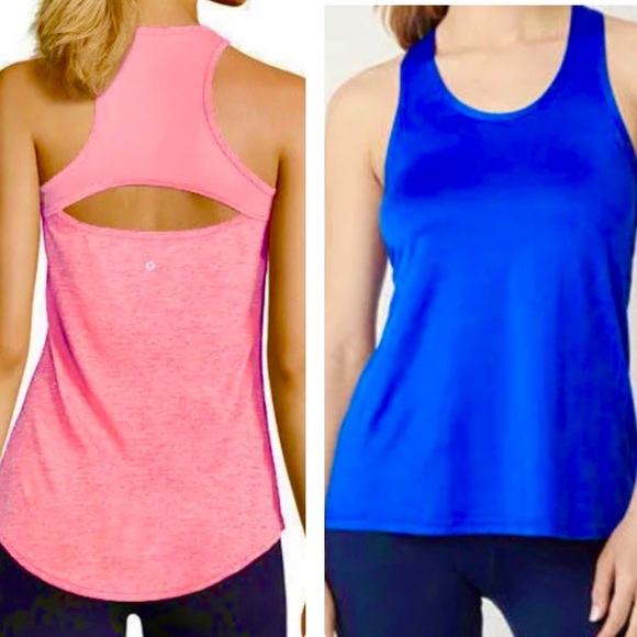 Xersion Tops - Xersion Oval Cutout Back Slim Fit Tank Tops BUNDLE Size Small